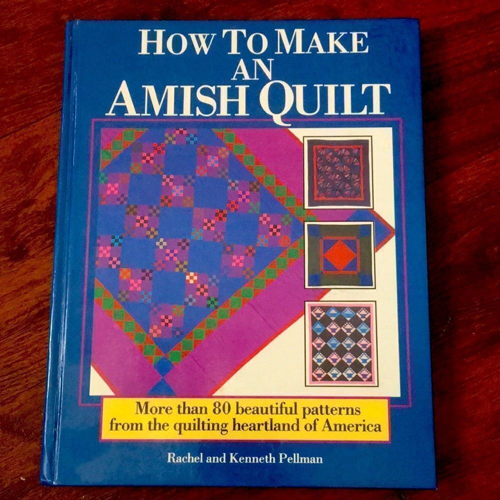 Vintage How To Make An Amish Quilt Pattern Book